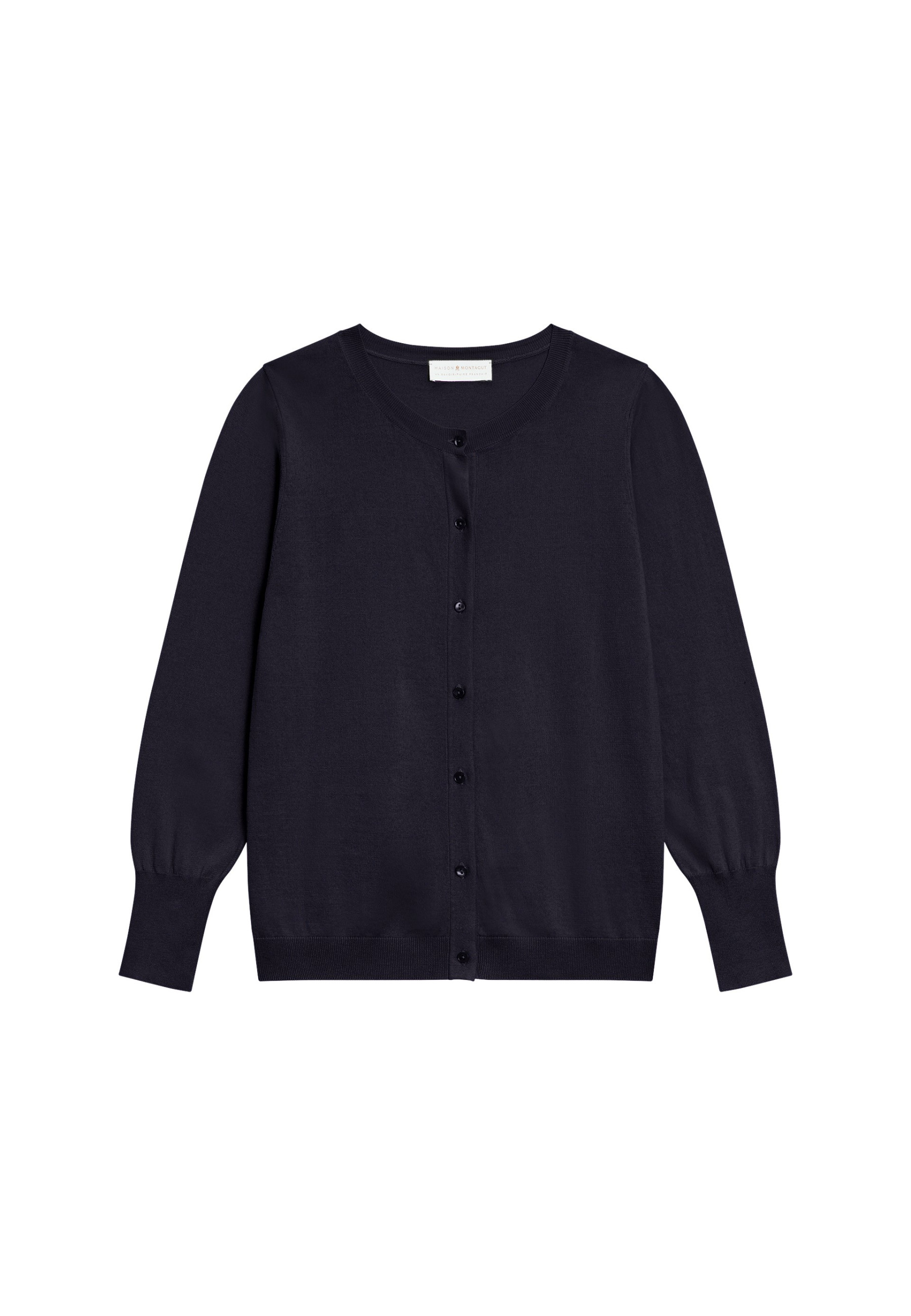 Cotton round neck cardigan - Manel
