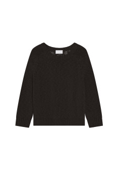 Cotton and linen hammer armhole sweater - Mick