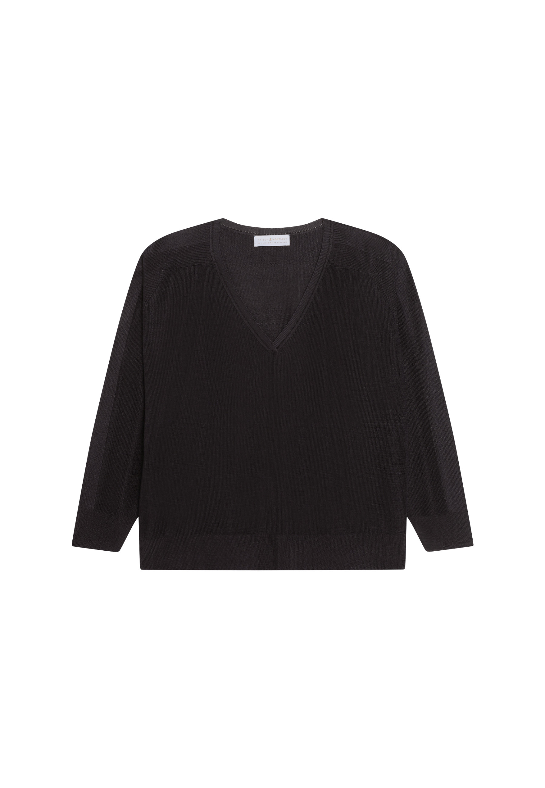 Pull col V en fil lumière - Maja