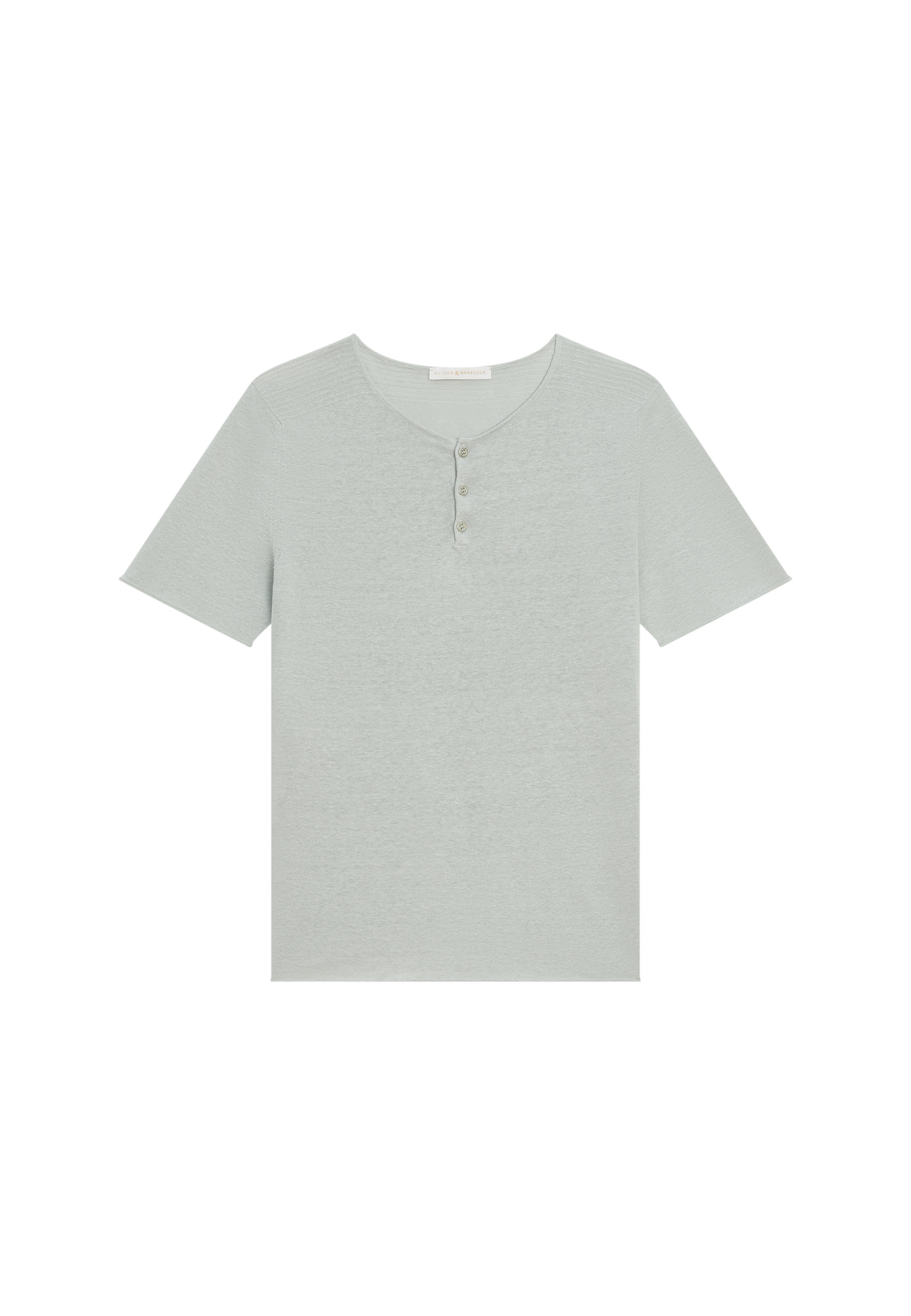 T-shirt col boutonné en lin - Leonce