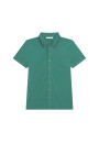 Short-sleeved cotton jersey shirt - Baccara