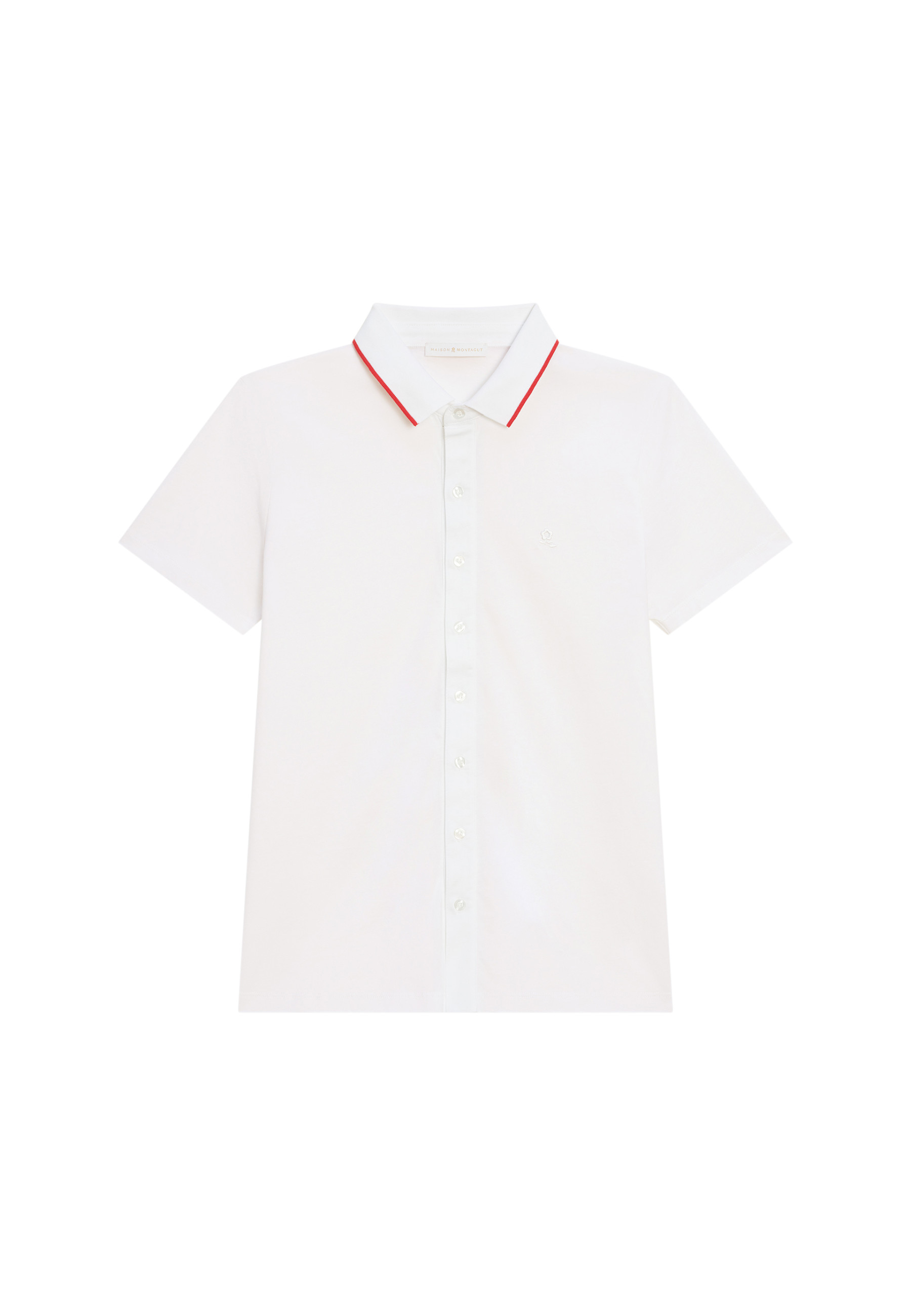 Chemise manches courtes en coton jersey - Baccara