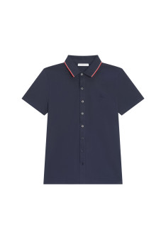 Chemise manches courtes en coton jersey - Baccara