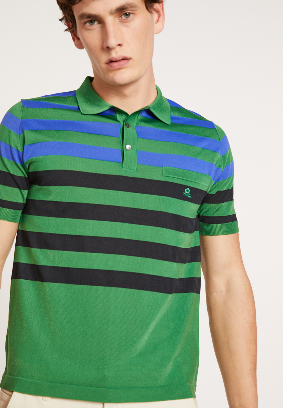 Fil Lumiere striped polo shirt - Frederico