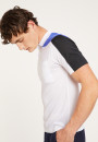 Polo Fil Lumière tricolore - Fadel 0330 - 02 Blanc