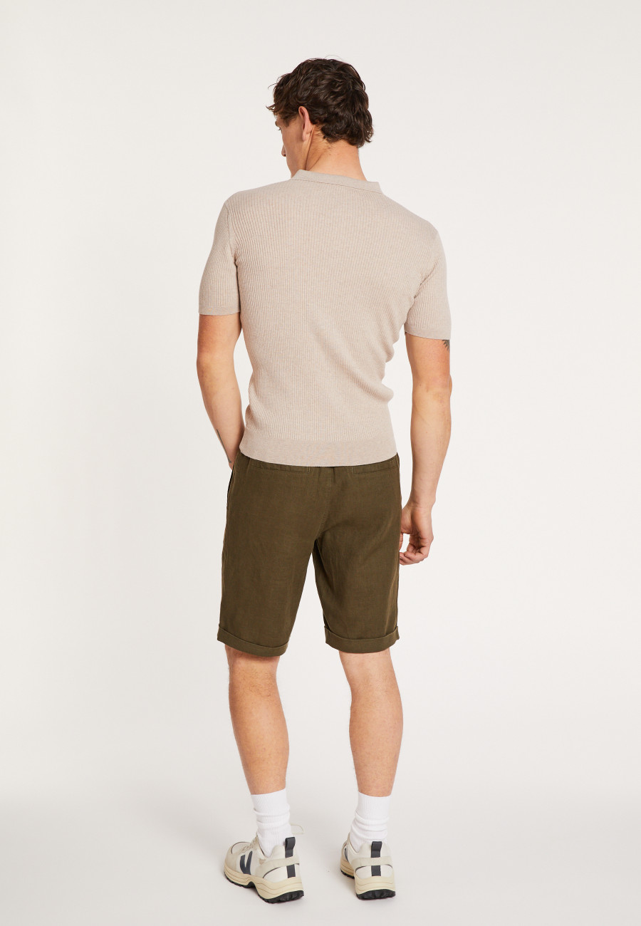 Poloshirt aus Baumwolle und Merinowolle – Loup