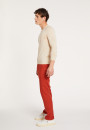 Pull col rond en laine mérinos - Bardem 6801 - 12 Beige clair