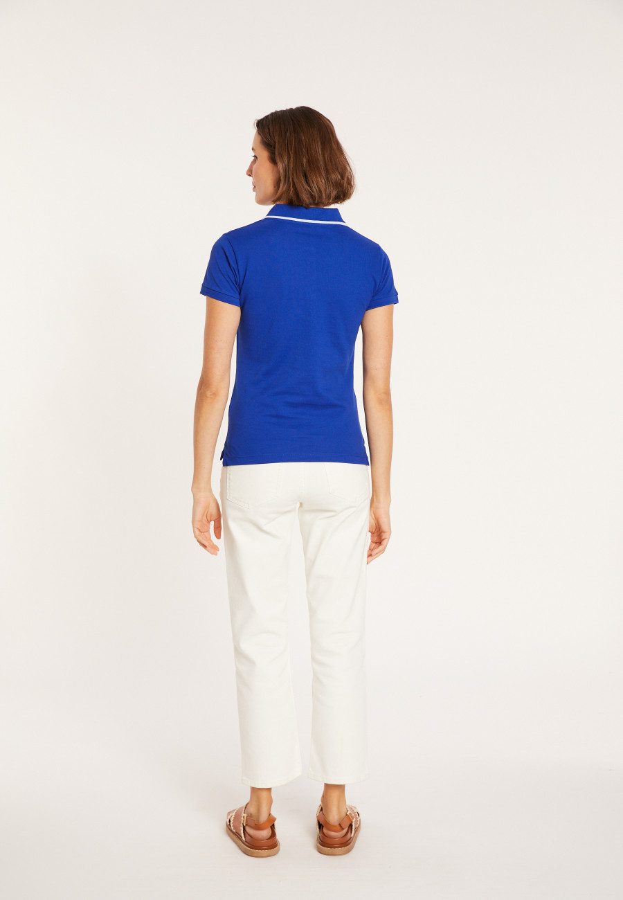 Camisa polo de algodão - Blooma