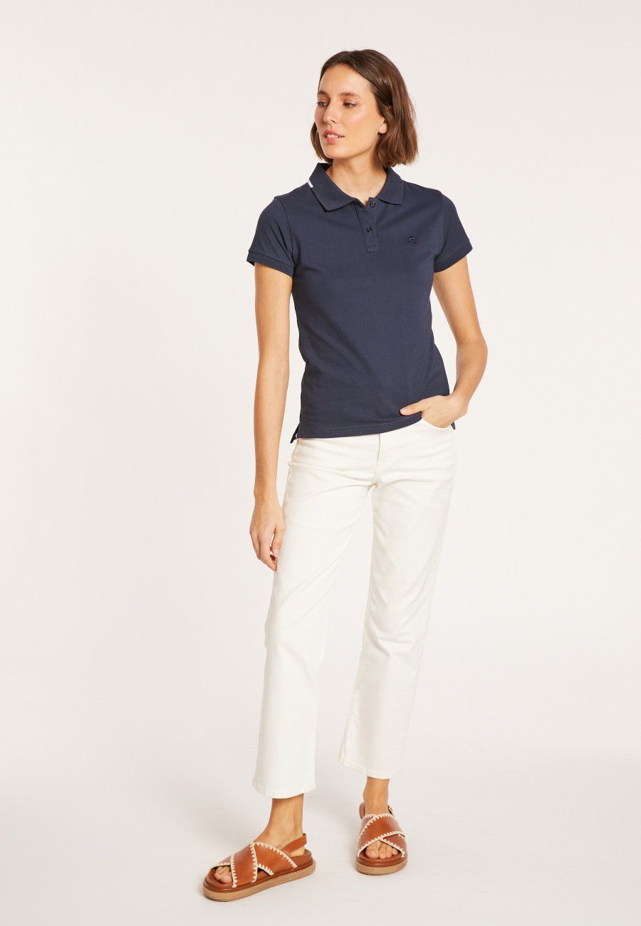 Camisa polo de algodão - Blooma