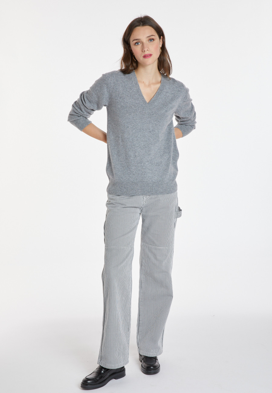 Cashmere V-neck sweater - Abel
