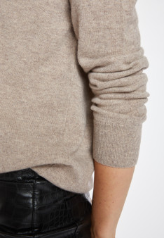 Pull col V en cachemire - Abel 8221