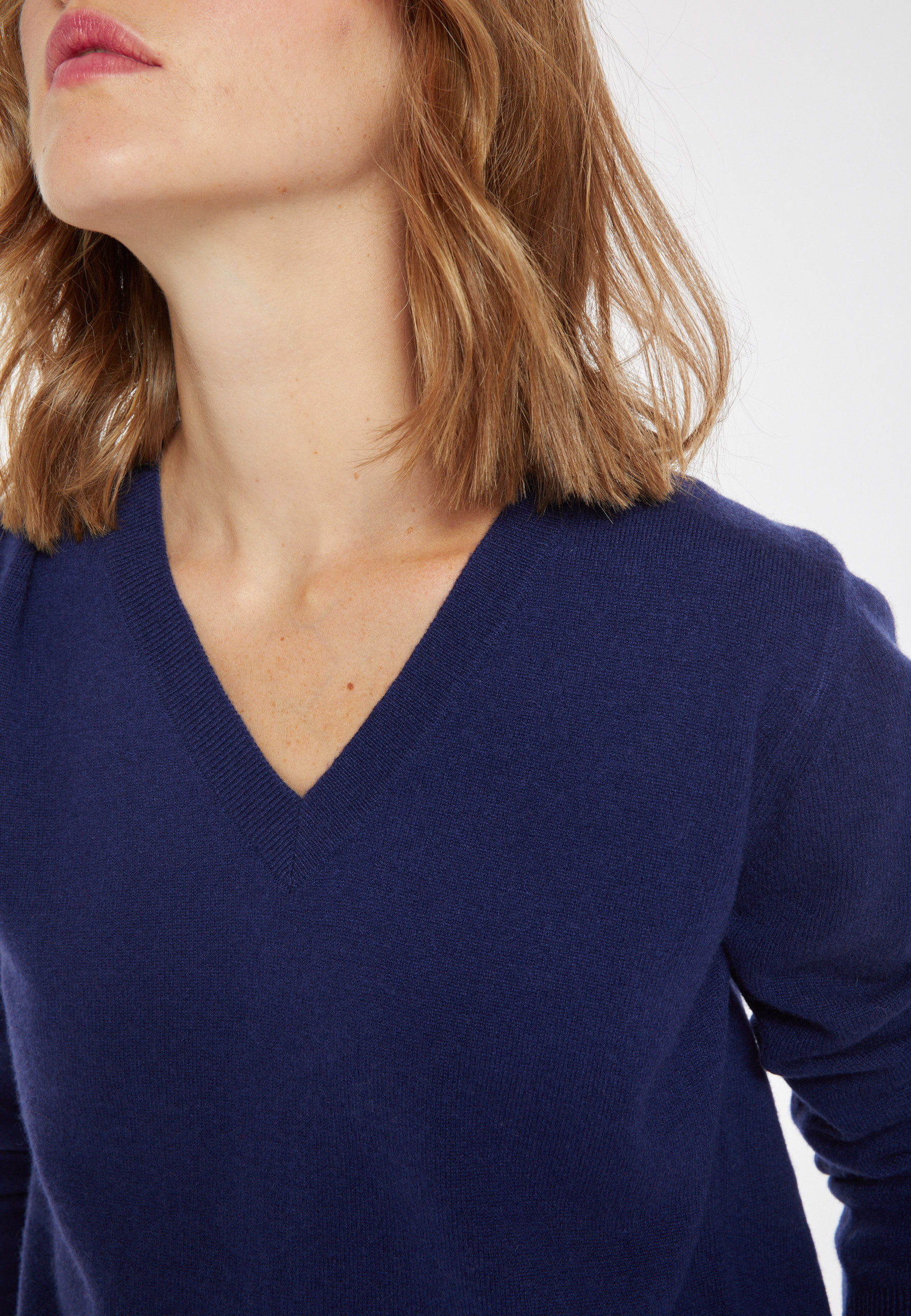Pull col V en cachemire - Abel