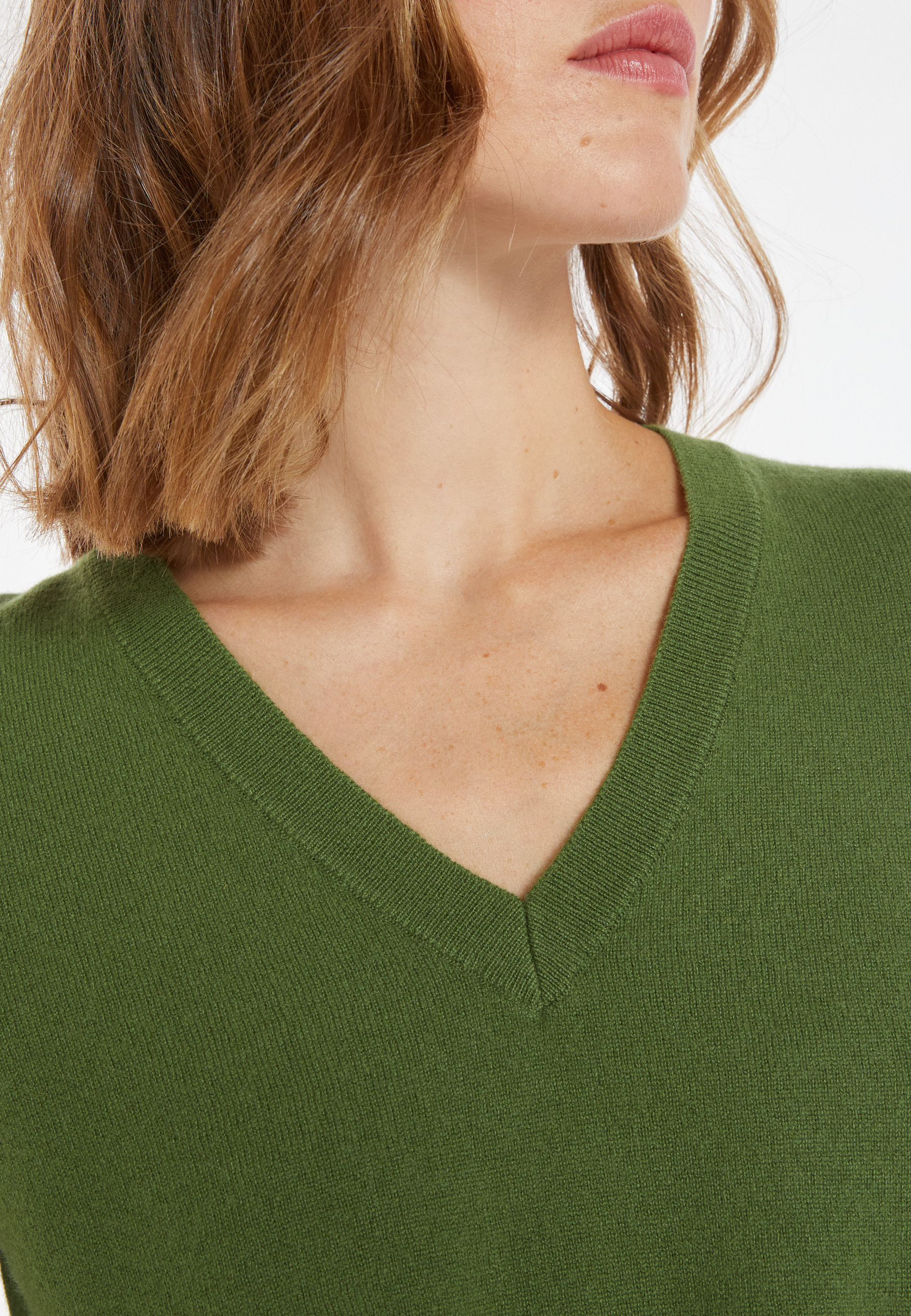 Pull col V en cachemire - Abel