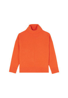 Pull col roulé à fentes en cachemire 4 fils - Adena 8270