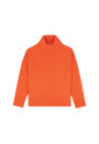 Turtleneck sweater with cashmere slits - Adena