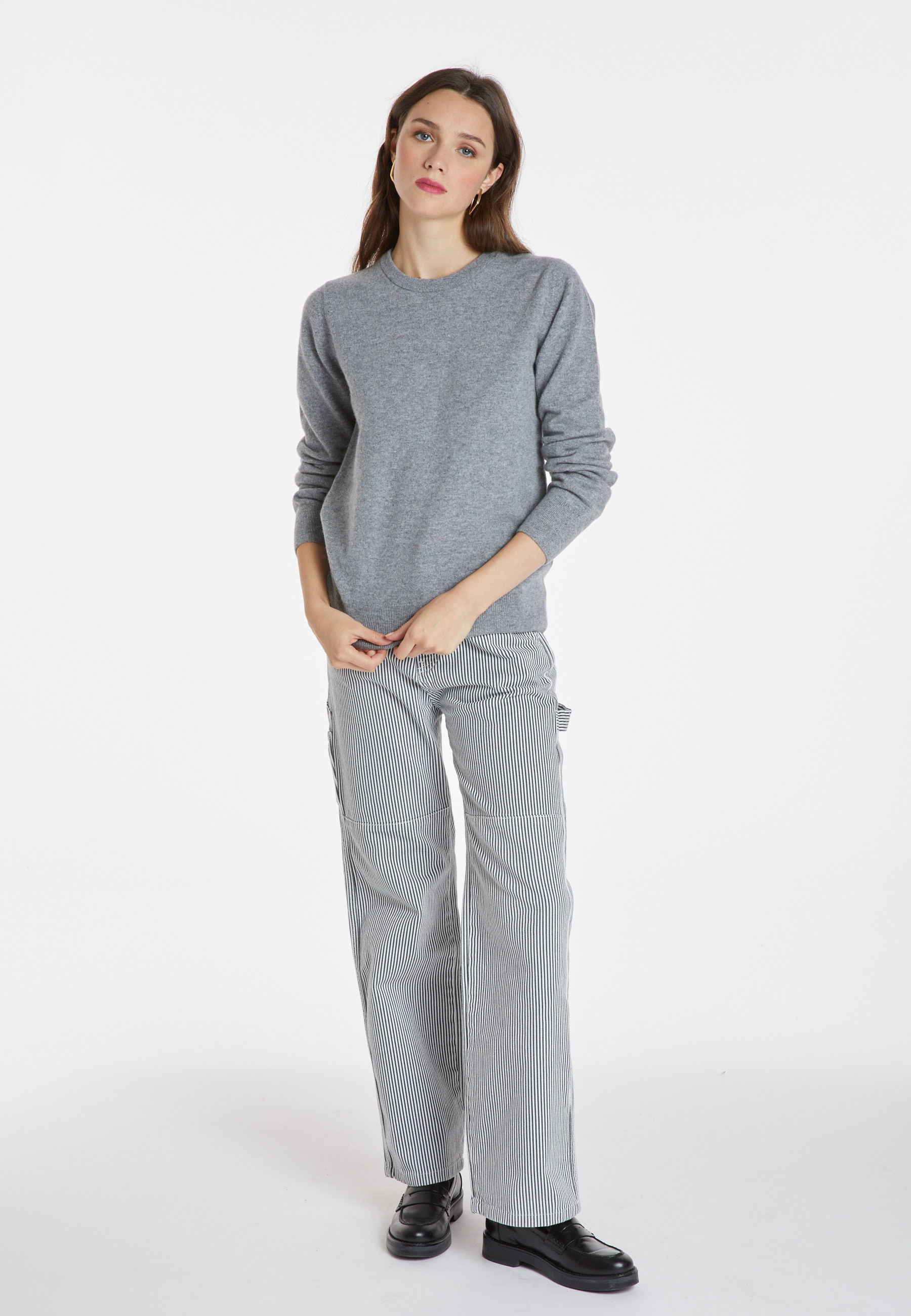 Pull col rond en cachemire - Abeline 8211