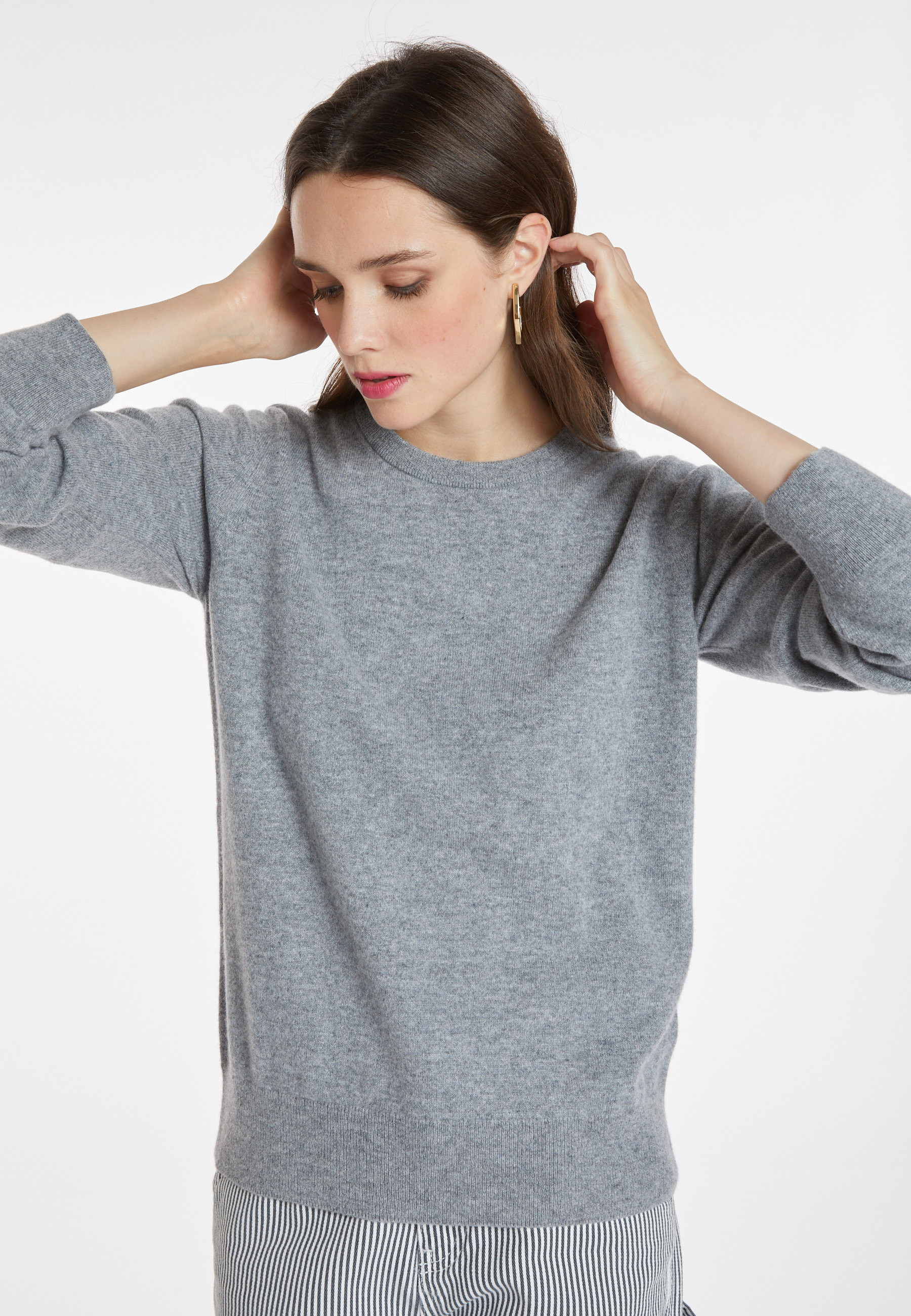 Pull col rond en cachemire - Abeline 8211