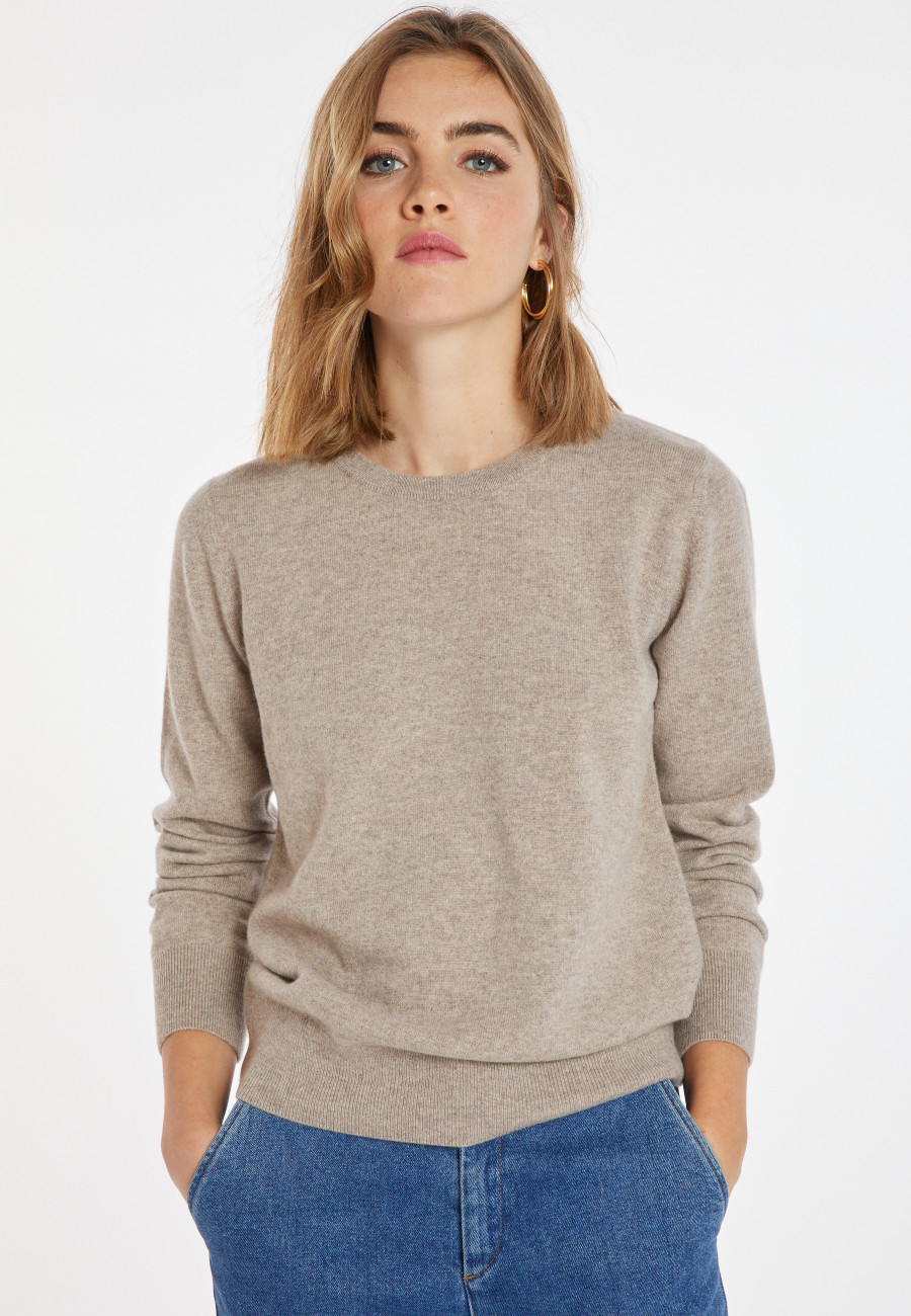 Pull col rond en cachemire - Abeline