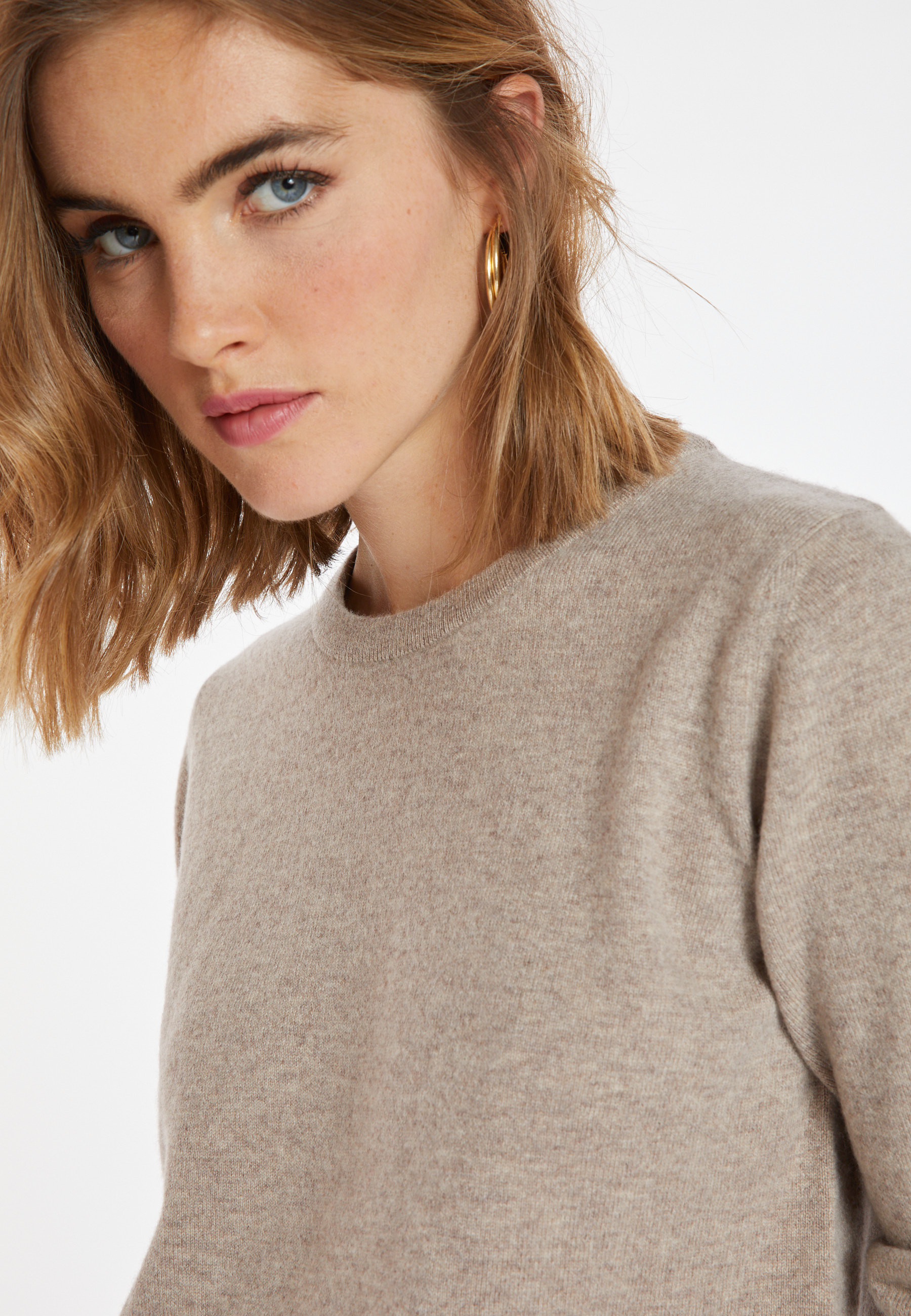 Pull col rond en cachemire - Abeline 8221