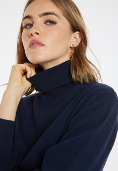 Pull col roulé en cachemire - Anabelle 8240