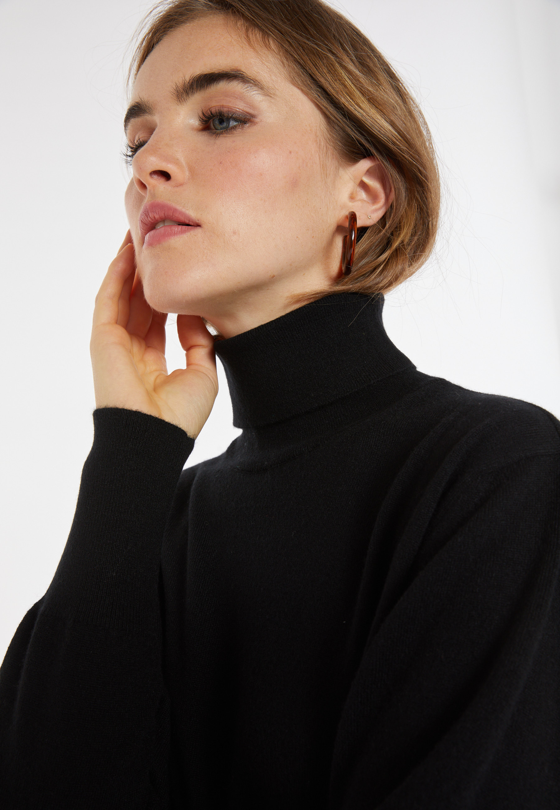 Pull col roulé en cachemire - Anabelle 8210