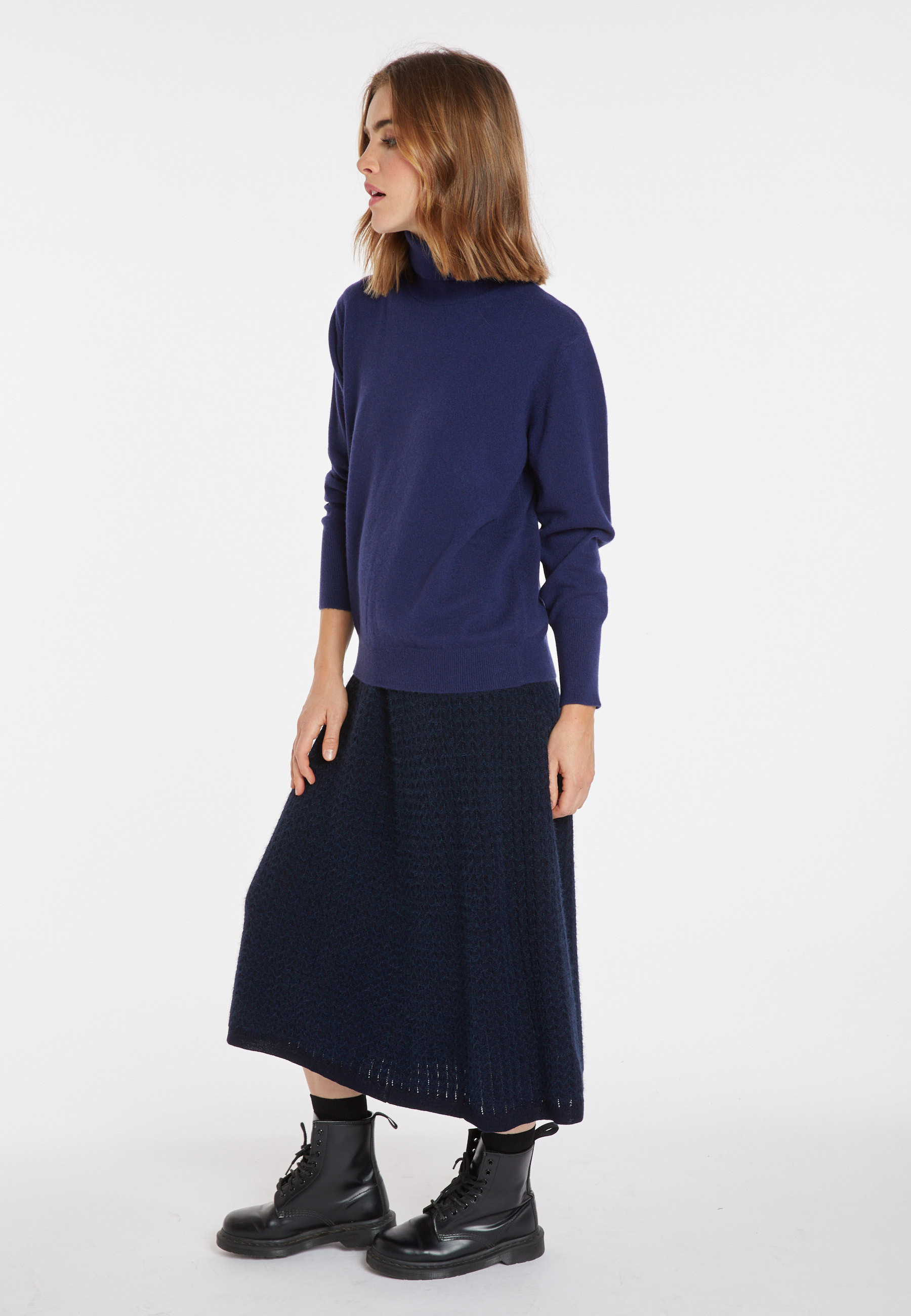 Pull col roulé en cachemire - Anabelle 8243
