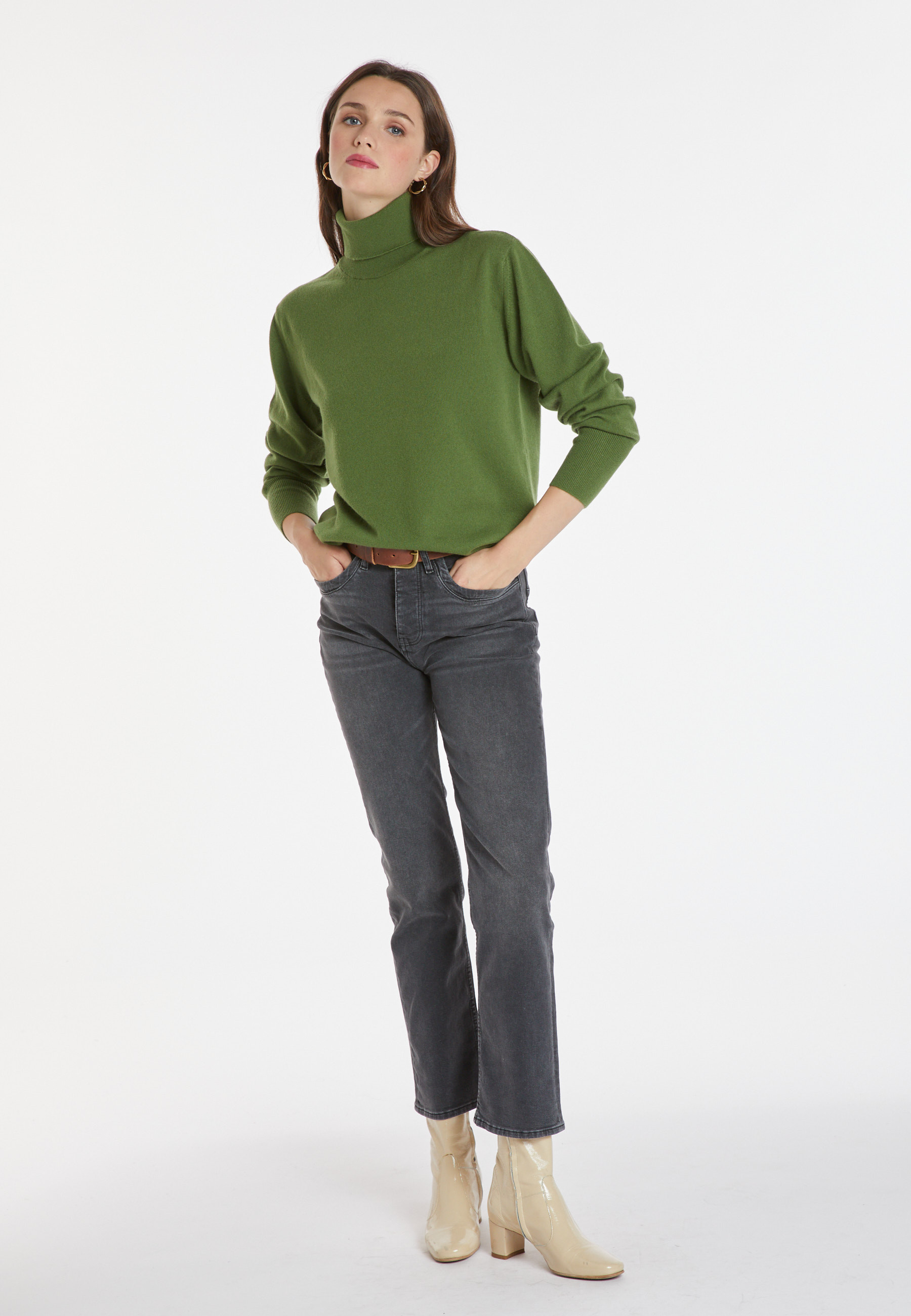 Pull col roulé en cachemire - Anabelle 8252