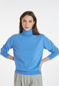 Pull col roulé en cachemire - Anabelle 8242