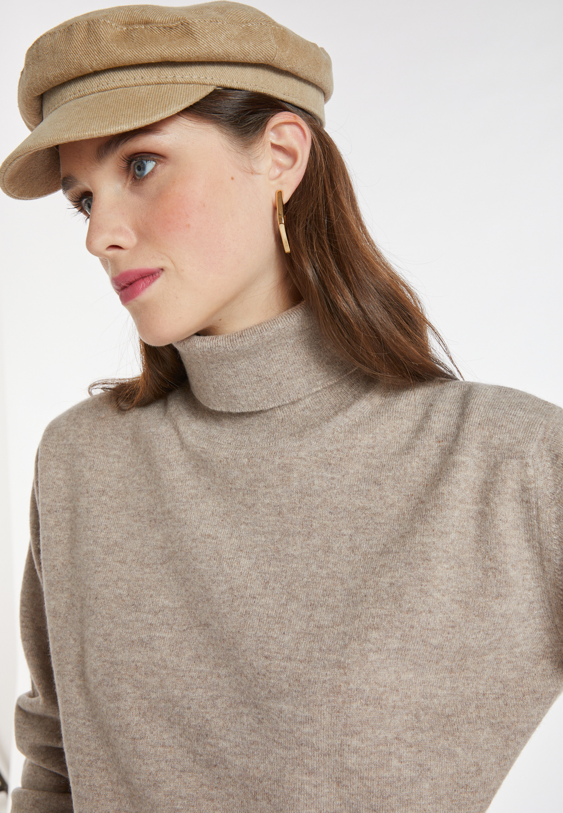 Pull col roulé en cachemire - Anabelle 8221