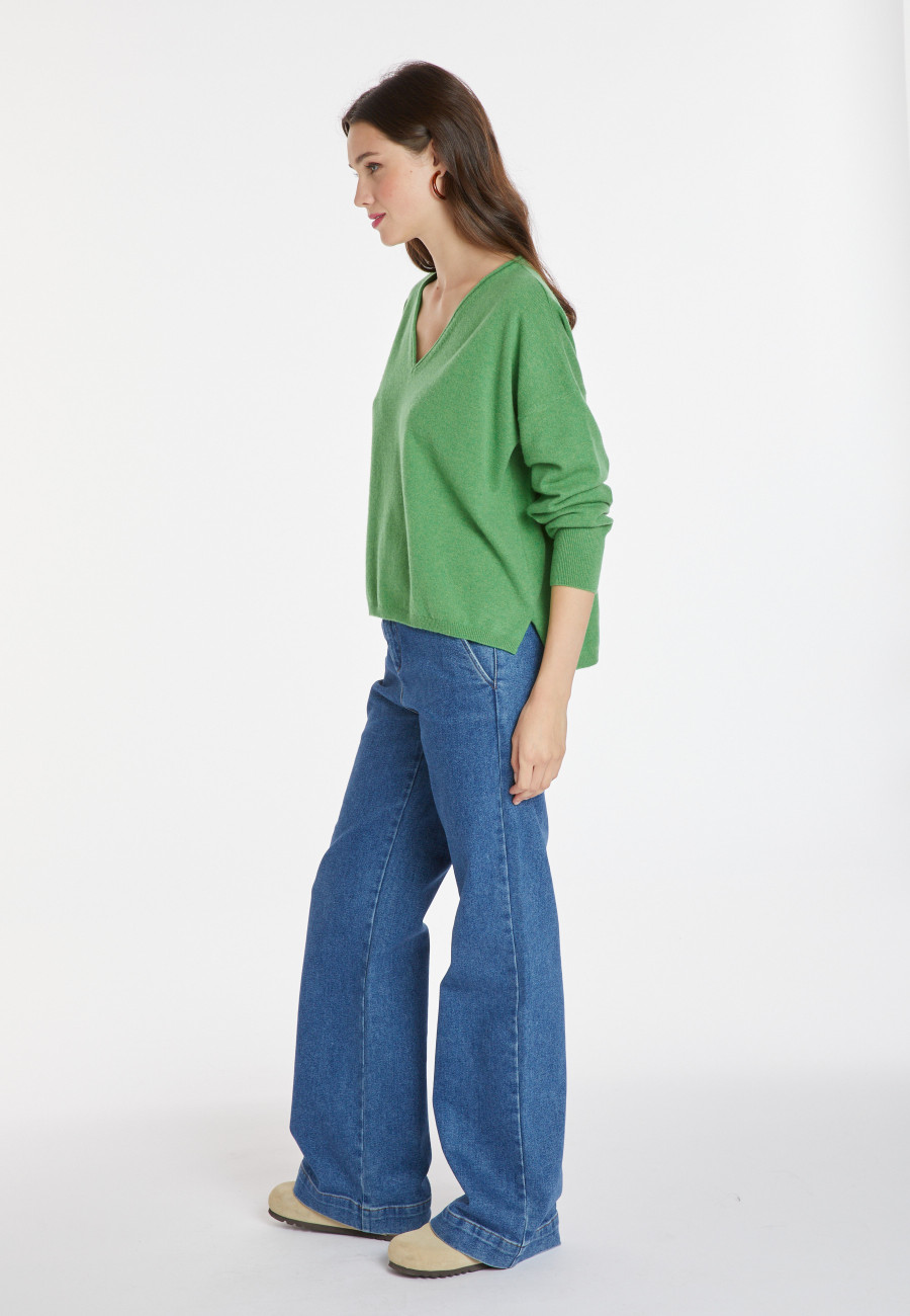 Pull court en cachemire - Alex