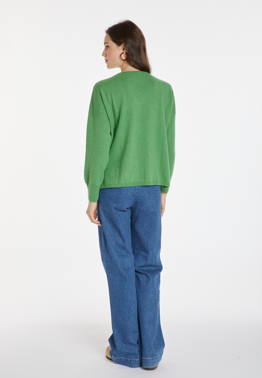 Short cashmere sweater - Alex