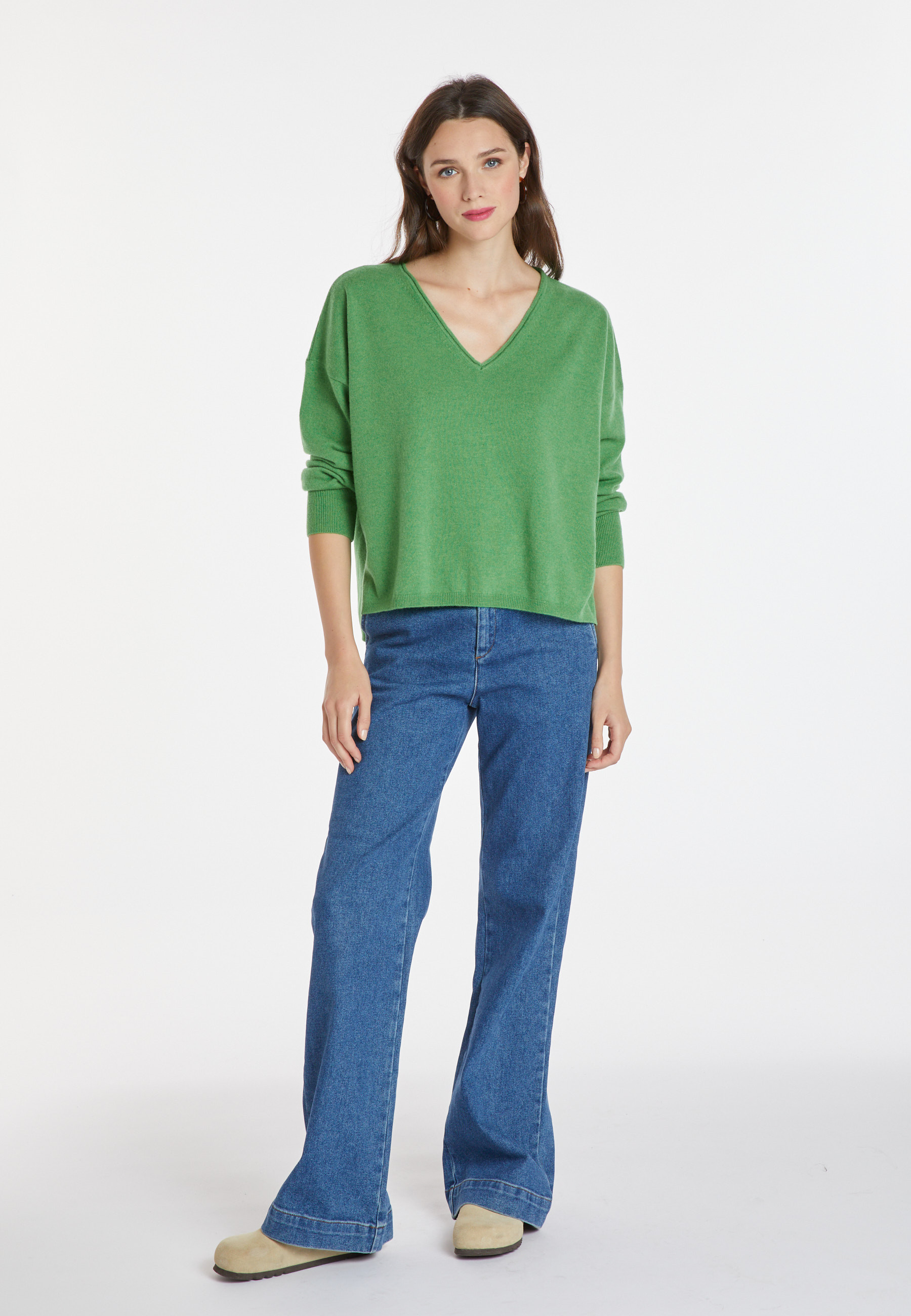 Pull court en cachemire - Alex 8251