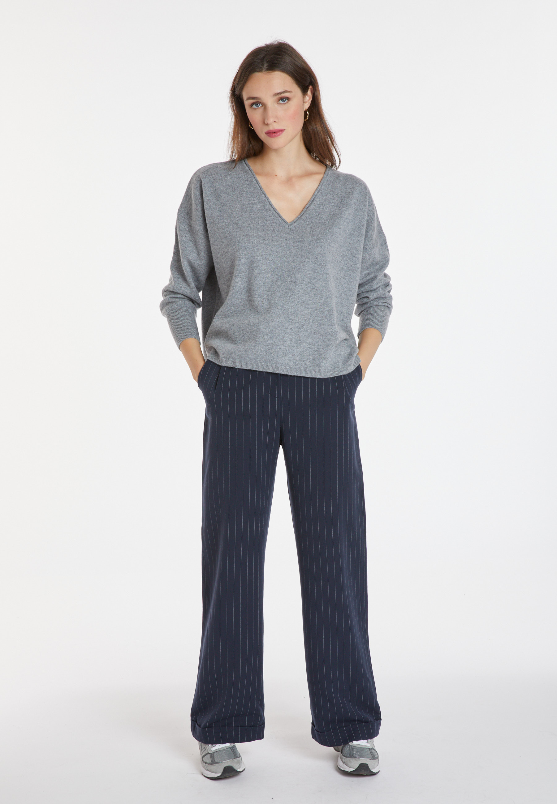 Pull court en cachemire - Alex 8211
