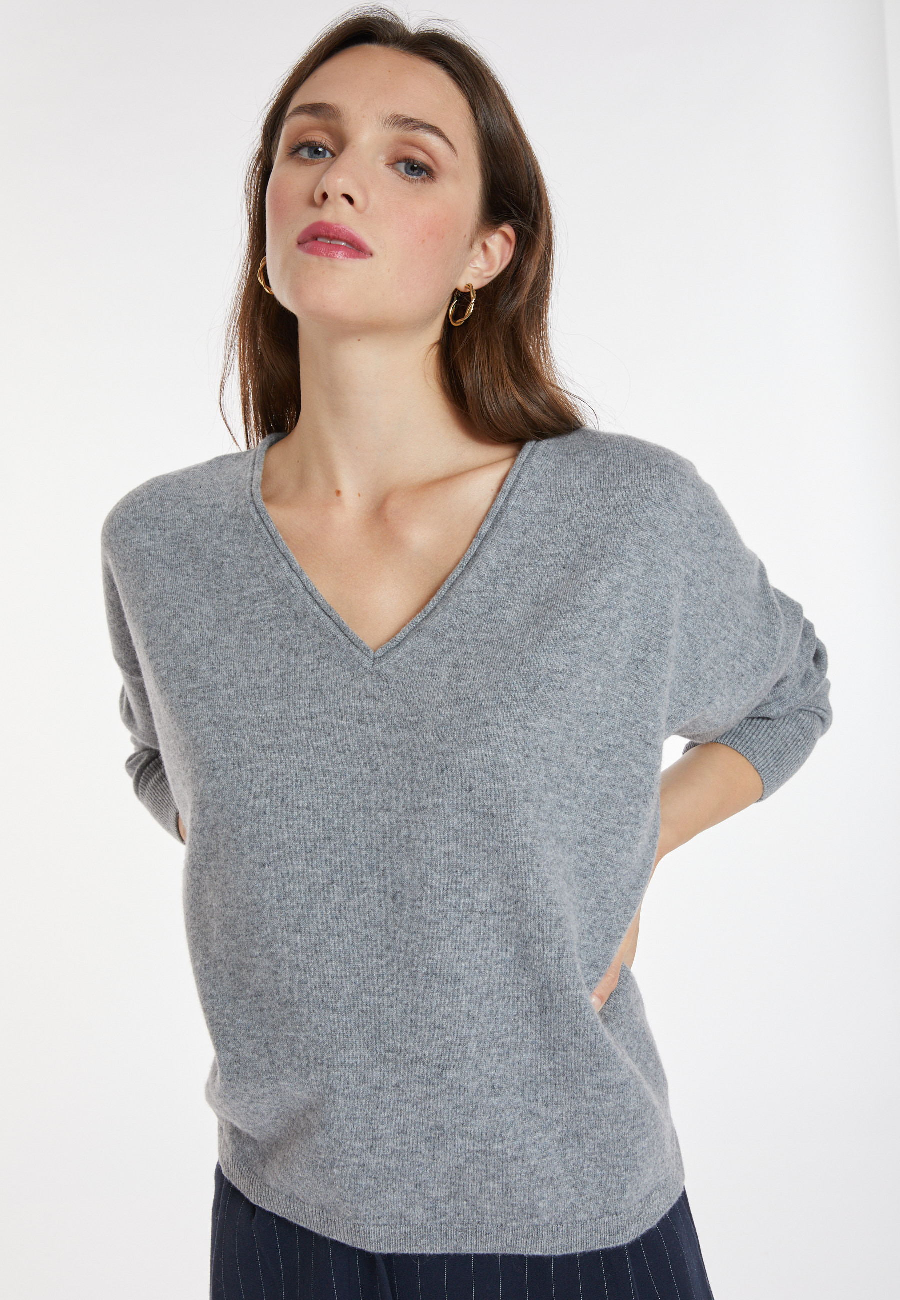 Pull court en cachemire - Alex 8211