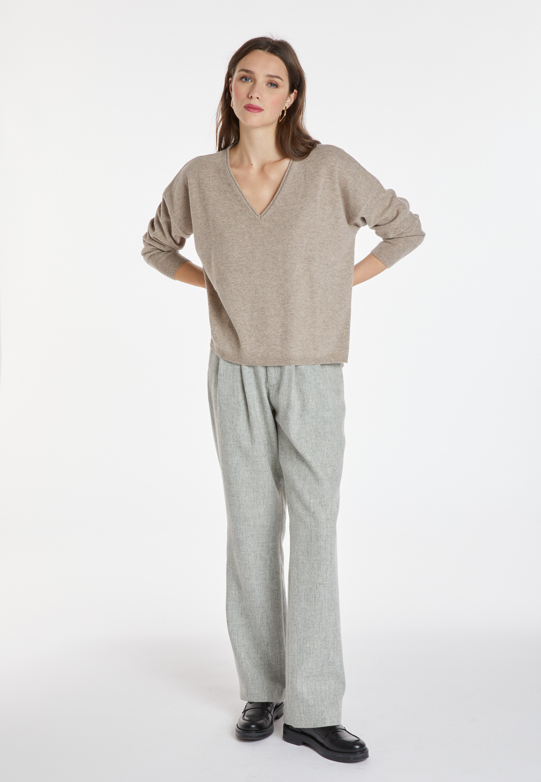 Pull court en cachemire - Alex 8221