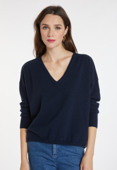 Pull court en cachemire - Alex 8240