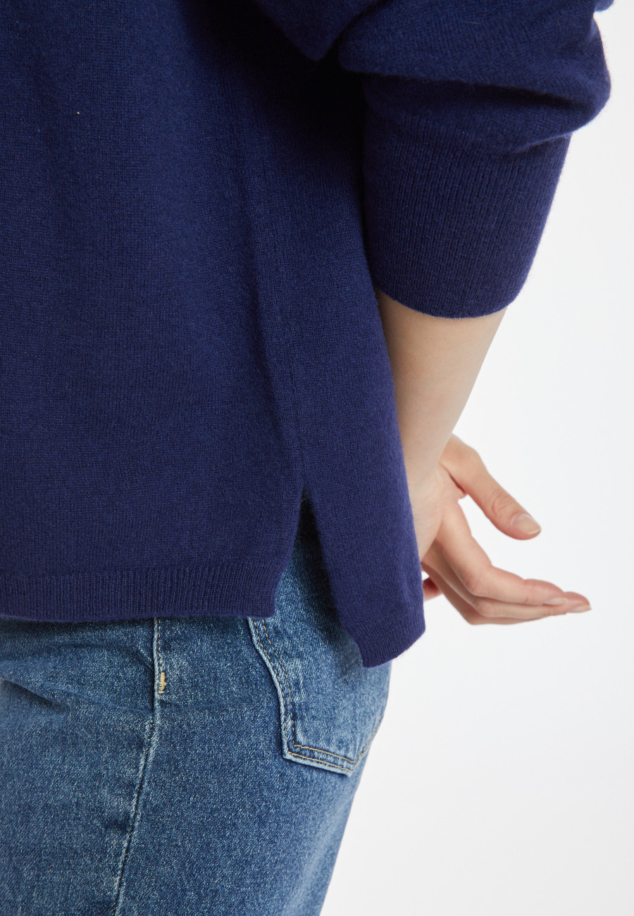 Pull court en cachemire - Alex