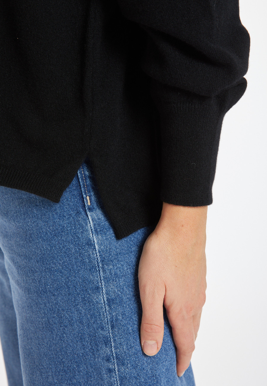 Pull court en cachemire - Alex