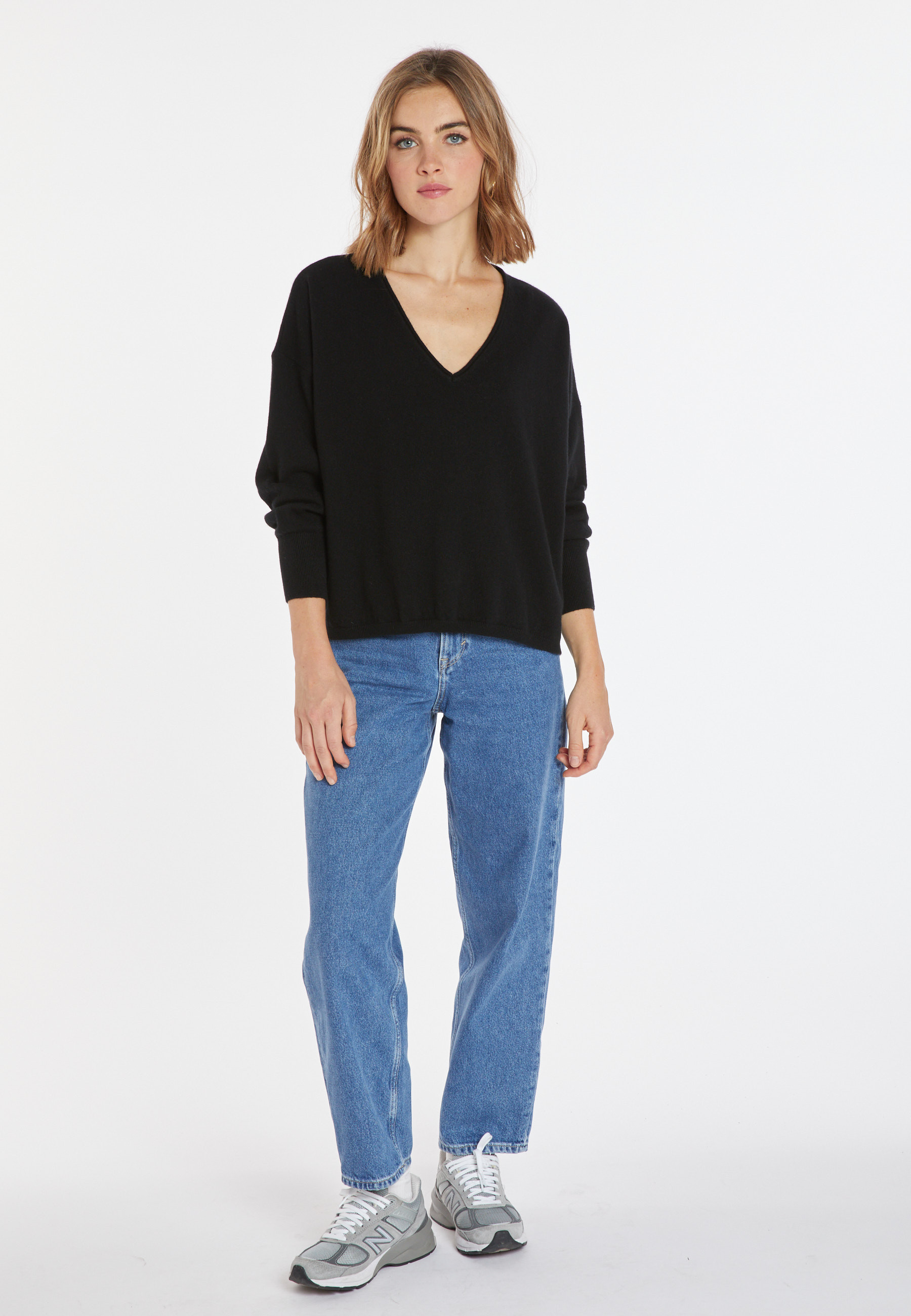 Short cashmere sweater - Alex