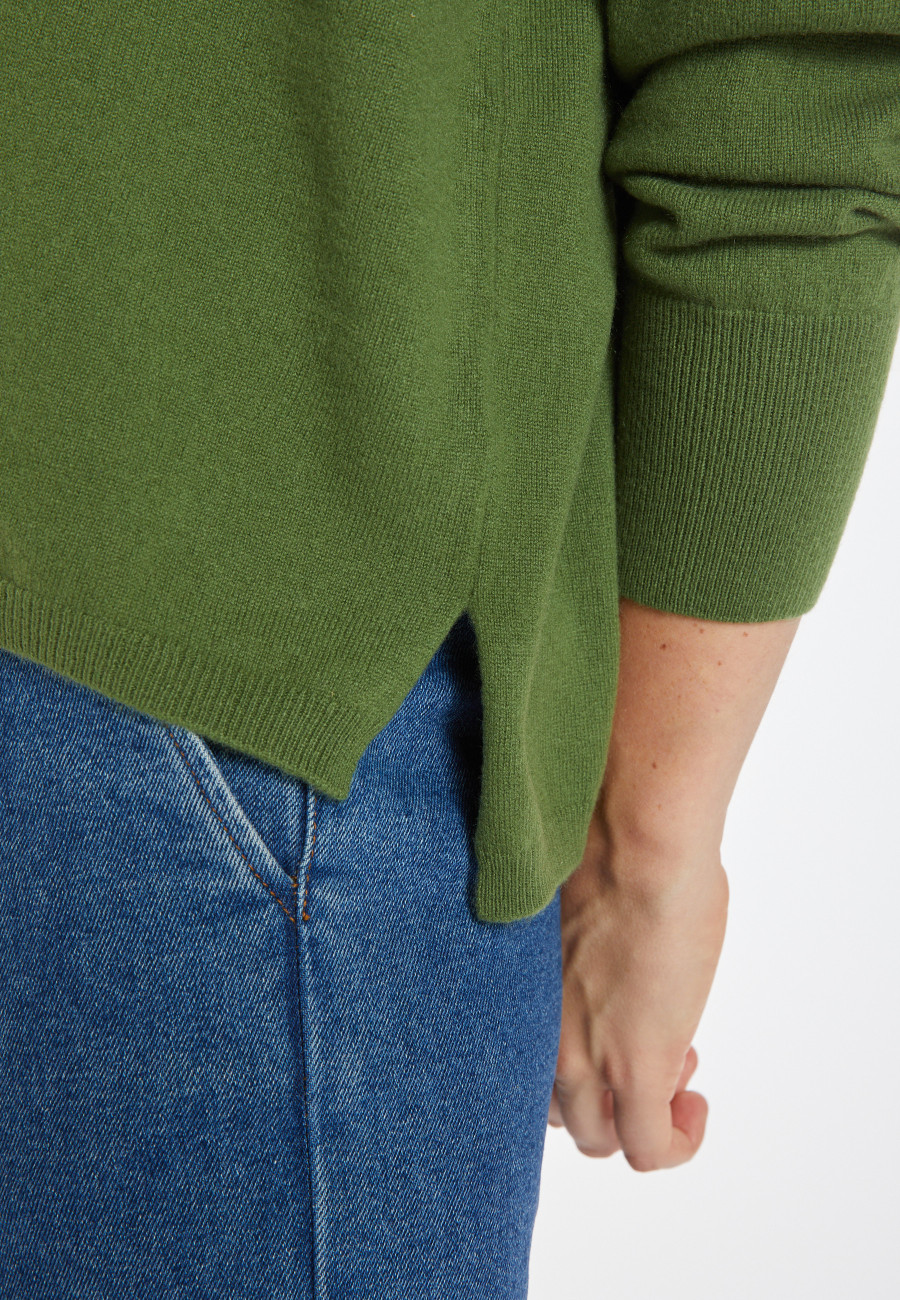 Pull court en cachemire - Alex