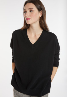 Pull ample à fentes en cachemire - Alienor 8210