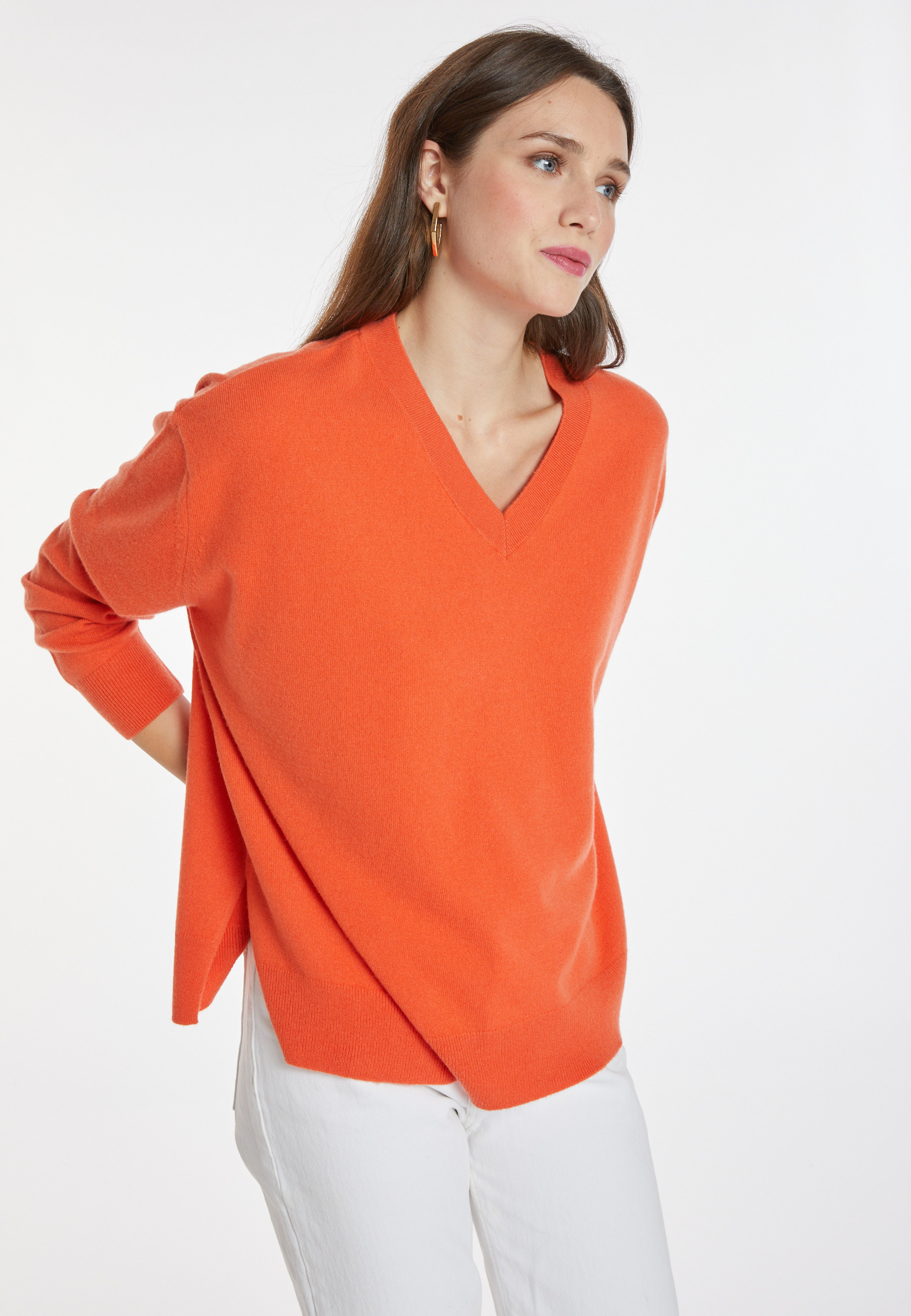 Pull ample à fentes en cachemire - Alienor 8270