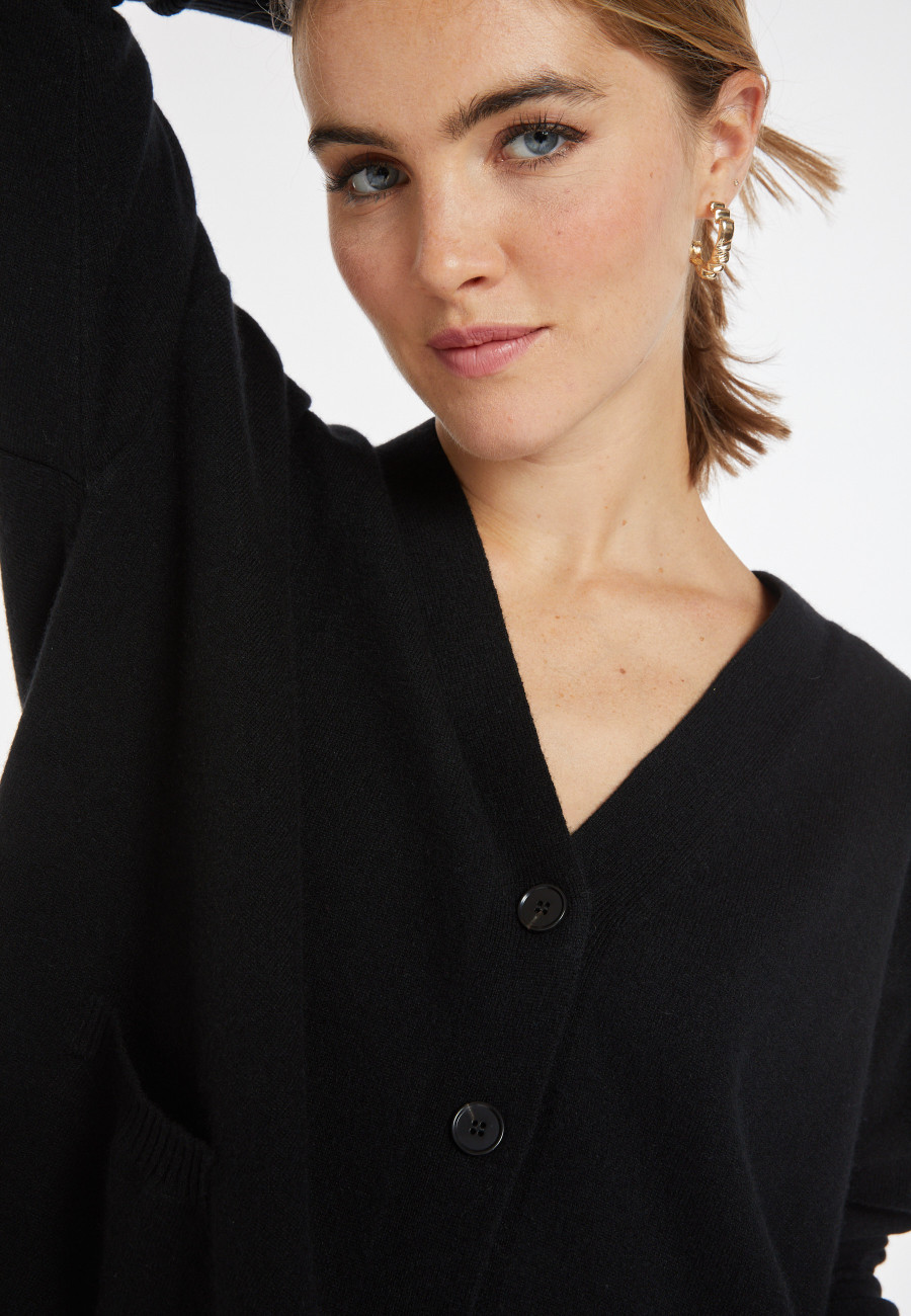 Cardigan boutonné en cachemire - Ariel