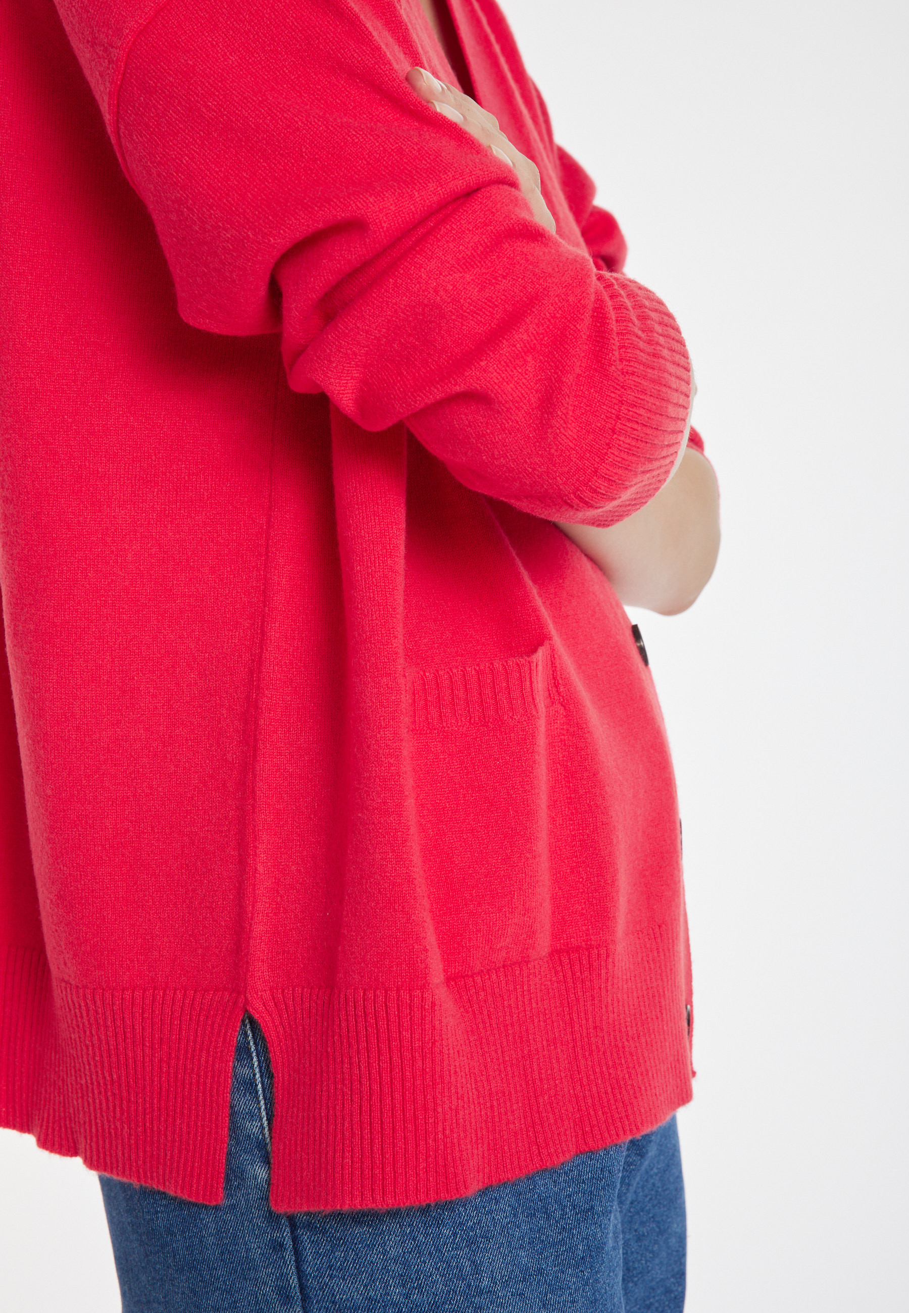 Button-down cashmere cardigan with pockets - Ariel