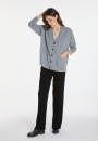 Cardigan en cachemire boutonné à poches - Ariel 8211