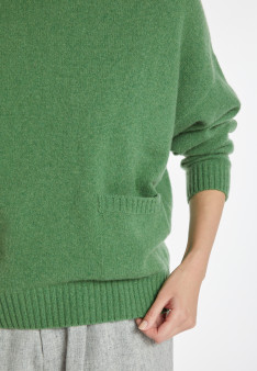 Pull ample à poches en cachemire et laine - Davina 8251