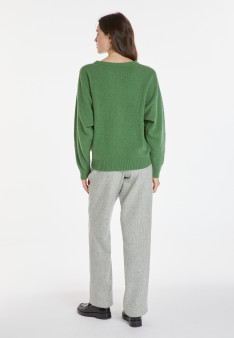 Pull ample à poches en cachemire et laine - Davina 8251