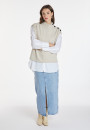 Pull sans manches en cachemire et laine - Anika 8201
