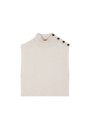 Sleeveless cashmere and wool sweater - Anika