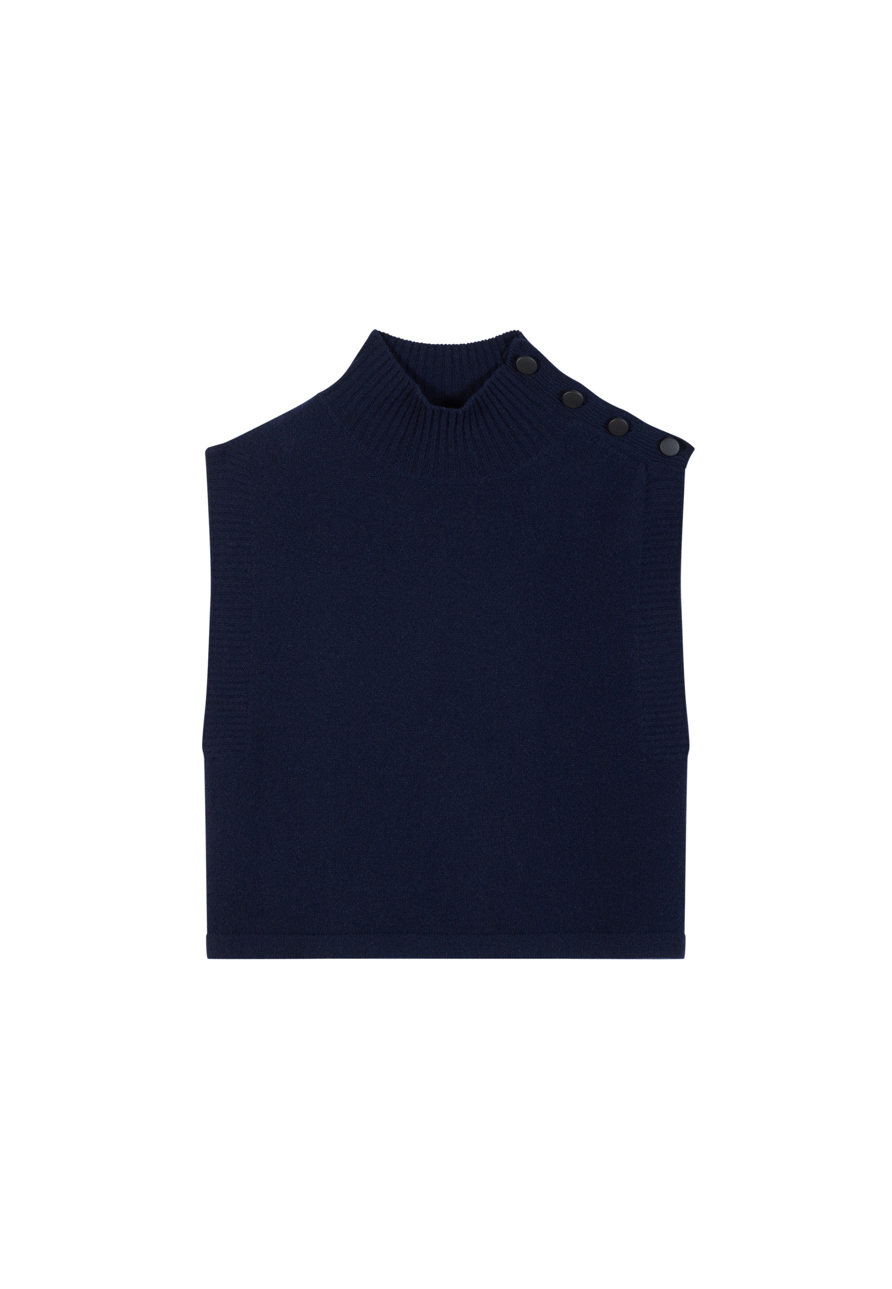 Pull sans manches en cachemire et laine - Anika 8240